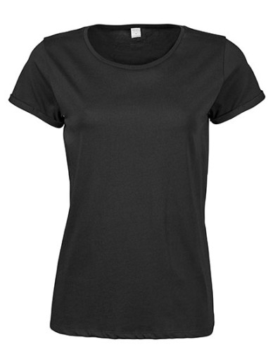 TEE-5063-Womens Roll-Up Tee